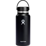 Hydro Flask Geniş Kapak Çelik Termos 946 ml - Siyah - Standart