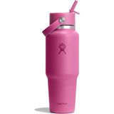 Hydro Flask Geniş Kapak Pipetli Seyahat Tipi Termos 946 ml (32 Oz) - Reef Pembe - 950 ml