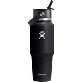 Hydro Flask Geniş Kapak Pipetli Seyahat Tipi Termos 946 ml - Siyah - Standart