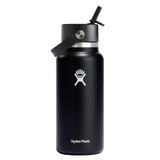 Hydro Flask Geniş Kapak Pipetli Termos 946 ml (32 Oz) - Siyah