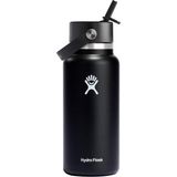 Hydro Flask Geniş Kapak Pipetli Termos 946 ml - Siyah - Standart