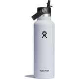 Hydro Flask Standard Kapak Pipetli Termos 621 ml (21 Oz) - Beyaz