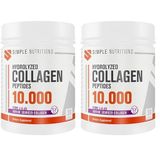 Hydrolyzed Collagen Peptides (Hidrolize Kolajen Peptitleri) | Type I-II-III | Yüksek Biyoyararlanımlı 300gr (30 Servis) | Cilt, Saç, Tırnak, Eklem ve Kemik Desteği | Aromasız (2 paketi)