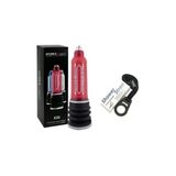 Hydromax X30 Sulu Penis Vakum Pompası Kırmızı