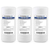 Hydronix HX-SWC-45-1005/3 Evrensel Tüm Ev Tortu İpi Sarılı Su Filtresi Kartuşu 11,4 cm x 25,4 cm - 5 Mikron-3 Paket, Beyaz