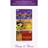 HYGE Denge & Huzur 3’lü Konik Tütsü Seti Sandal/lavanta/vanilya Rahatlatıcı Koku Meditasyon Ev Ofis Hediye - 1