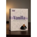 Hyge Vanilyalı Geri Akış Tütsü – 10'lu Paket | Vanilla Parfumed Backflow Incense Cones | Aromaterapi ve Meditasyon Için - 1 Adet