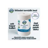 HYGREX Çok Amaçlı Temizlik Havlusu Dev Boy 100 Yaprak Ekstra Kalın Petek Dokulu Yıkanabilir Kullan At Havlu