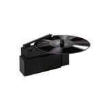 Hym Originals Duo Ayrılabilir Bluetooth Hoparlörlü Şarjlı ve Taşınabilir Akıllı Pikap Plakçalar, Siy