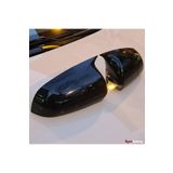 HYM TUNİNG Audi A3 8p M4 Yarasa Ayna Kapağı Piano Black Makyajsız 2003 2008 Uyumlu