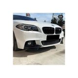 HYM TUNİNG Bmw F10 Ön Tampon Flap Seti M Performance, Piano Black, 2010 2017 Uyumlu, Parlak Siyah Abs Plastik