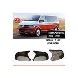 HYM TUNİNG Volkswagen Transporter t6-t7 Uyumlu Yarasa Batman Ayna Kapağı Plastik Piano Black 2010-2022