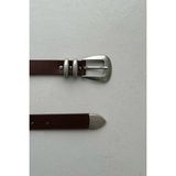 HYMAN Erkek Deri Old Money Kemer - Kahverengi - 110 cm