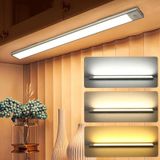Hymark 40cm Sensörlü Alüminyum Usb Şarjlı Led Gece Lambası 3 Renk