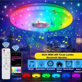Hymark Akıllı Tavan Smart Life Rgb Led Lamba Bluetooth Müzik 60W 220V Dekoratif Aydınlatma