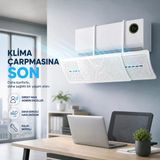 Hymark Askılı Ayarlanabilir 56-95Cm Klima Yönlendirici Aparat Klima Rüzgar Önleyici Deflektör