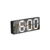 HyMark Aynalı Termometre Alarm Takvimli Led Dijital Modern Masa Saati/ADPT
