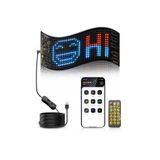 HyMark Programlanabilir 17x7cm Matrix Kayan Yazı LED Ekran Araba Bluetooth APP Kontrol