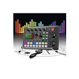 HyMark Stüdyo Ses Mikseri Şarjlı F998 Bluetooth DJ Canlı Yayın Kondenser Mikrofon Bağlantısı