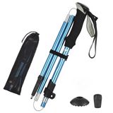 Hymark Trekking Hafif Katlanabilir 105-125Cm Dağcı Doğa Kamp Yürüyüş Tırmanma Batonu