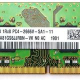 Hynix HMA81GS6JJR8N-VK PC4-21300 8 GB DDR4 2666 Mhz CL19 Laptop Ram