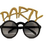 HypAirs Altın Simli Party Yazılı Parti Gözlüğü Show 15X7 cm