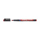 Hype Store 143 B Permanent Kalem - Asetat Kalemi - Kırmızı - 1 Kalem - Kesik Uç 1-3 mm - -- - Option-1