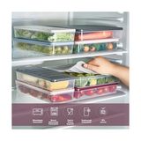 Hype Store 3'lü Set (1 Adet 2,25 2 Adet 1 Lt.) Nora Organizer Buzdolabı Buzluk Düzenleyici Saklama Kabı-Mürdüm - 0 Siyah - Option-1