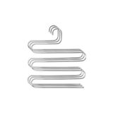 Hype Store 5 Katlı Metal Pantolon ve Eşarp Askısı - 3 Adet - Ahşap