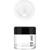 Hype Store Afracam Mini Şeffaf Cam Kavanoz, 10 ml Hacimli, Sızdırmaz Kapaklı, Krem ve Kozmetik Saklama Kutusu, - Standart