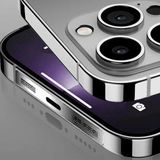 Hype Store Apple iPhone 12, 13, 14, 15, 16 Pro Max, Pro, Plus Uyumlu Metal Toz Geçirmez Sticker Kulaklık Hoparlör Deliği Anti Toz Önleyici (Siyah) - 1BW-Beyaz