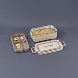 Hype Store Bento Lunch Box 1000 ml - Kestane Akaju - Option-1