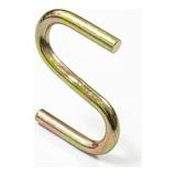 Hype Store Beşel Gold S Kanca Seti - 10 Adet, Çok Amaçlı Metal Askı, Mutfak Gereçleri, Gardırop ve Banyo Düzenleyici, Şık Pirinç Görünümlü Dayanıklı Çelik Kanca (5cm, Büyük S) - 00 Beyaz - Option-1