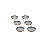 Hype Store Guardini Anto Mini 6'lı Tart Kalıbı Silver Gold 12 Cm