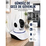 Hype Store Güvenlik Kamerası Antenli Gece Görüşlü Sensörlü Harekete Duyarlı Yeni Nesil - Beyaz - Yok - 1 GB