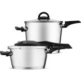 Hype Store Jumbo Procook Düdüklü Tencere Seti 4 ve 6 Lt, Çelik