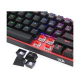 Hype Store K616 Fizz Pro% 60 3 Modlu Kablolu, 2.4ghz Kablosuz, Bluetooth Mekanik Oyun Klavyesi, 61 Tuşlu Kompakt W/siyah Renkli Tuş Kapakları, Doğrusal Kırmızı Anahtar, Pro Sürücü/yazılım Destekli - Option-1 - 001-Renkli