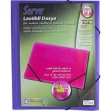 Hype Store Lastikli Dosya Mor A4 - 01-Siyah - Option-1