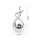 Hype Store Norrclp Ev Dekoru Modern Soyut Sanat Seramik Heykel Masa Dekorasyonları Yemek Odası Oturma Odası Ofis Orta Parçası Için - 0 - Siyah - Option-1
