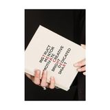 Hype Store Öğretmenler Günü Hediyesi Teacher Kelime Tasarımlı Kanvas Defter - -- - Option-1