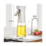 Hype Store Pişirme Için Zeytinyağı Püskürtücü, 240ML Zeytinyağı Sprey Şişesi, Cam Zeytinyağı Püskürtücü Mister, Hava Fritözü Için Yağ Püskürtücü, Barbekü, Salata, Pişirme, Izgara Mutfak Aletleri