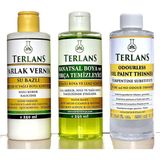 Hype Store Terlans Yağlı Boya Seti Yardımcı Malzemeler Terebentin - Vernik - Boya Temizleyici 3 x 250 ml - Çok Renkli - Standart