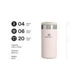 Hype Store The Aerolight Transit Mug Termos Bardak, Pembe Kuvars 2.0 (Rose Quartz), 0.35 Litre - Option-1 - 0 - Siyah