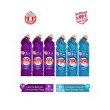 Hyper Hypo 3x750 gr Lavanta Bahçesi + 3x750 gr Okaliptus Ferahlığı Ultra Çamaşır Suyu