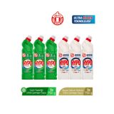 Hyper Hypo 3x750 ml Beyaz Sabun + 3x750 ml Çam Ultra Çamaşır Suyu