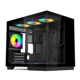 Hyper Rocket V332 Micro-Atx 7 Argb Fan Siyah Oyuncu Kasası