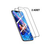 HyperAge [2 Adet] Iphone 11 & Iphone Xr Uyumlu Hd Tam Kaplayan Ekran Koruyucu Temperli Cam 3d Tam Koruma