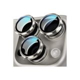 HyperAge Iphone 16 Pro Max & 16 Pro Uyumlu Kamera Koruyucu Lens Koruma Metal Çerçeve Cam Netliği Korur