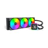 Hyperflow Dijital 360 Cpu Sıvı Soğutucu, 3100 Rpm Pompalı 360 mm Aıo, 3×120 mm E28 Argb Fanlar, Gerçek Zamanlı Dijital Ekran, Intel ve Amd Desteği (Siyah) - Option-1 - 001-Renkli