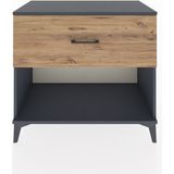 Hyperion Şifonyer Tek Çekmeceli 88X44X80 Antrasit-Çam